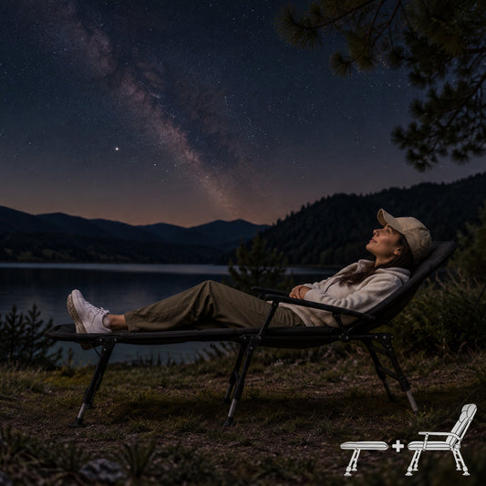 Set CUZO F5R Folding Chair with Bed Extension