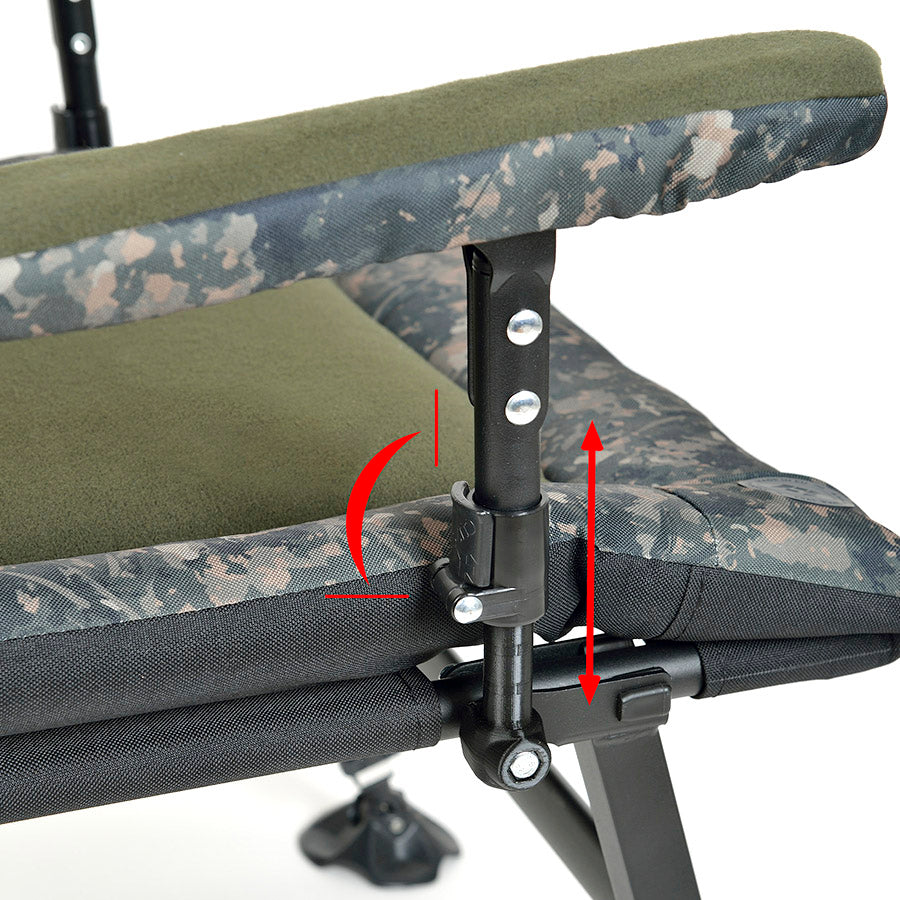 CUZO Enzo – Grand fauteuil pliant Premium pour camping, pêche, jardin & extérieur, couleur verte