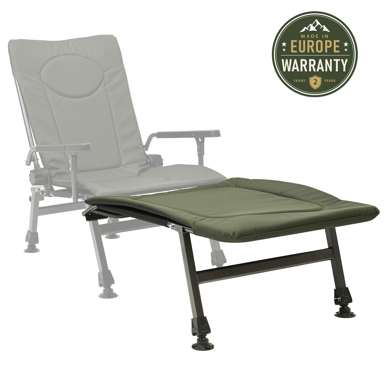 CUZO POD F5/R - Chair-to-Lounger Extension Kit, color Green