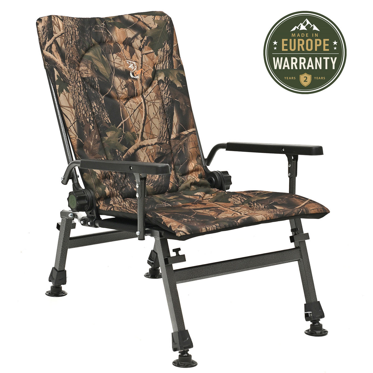 CUZO F5R - Sillón plegable para camping, pesca, jardín y exterior, color Arce