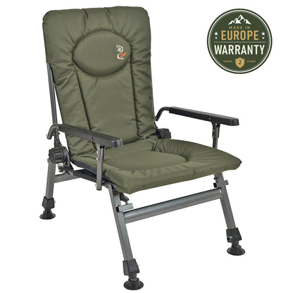 CUZO F5R - Sillón plegable para camping, pesca, jardín y exterior, color Verde