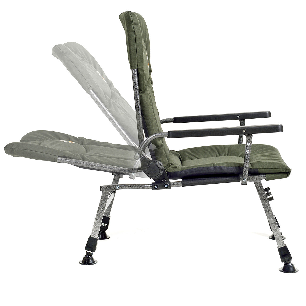 CUZO F5R - Sillón plegable para camping, pesca, jardín y exterior, color Verde