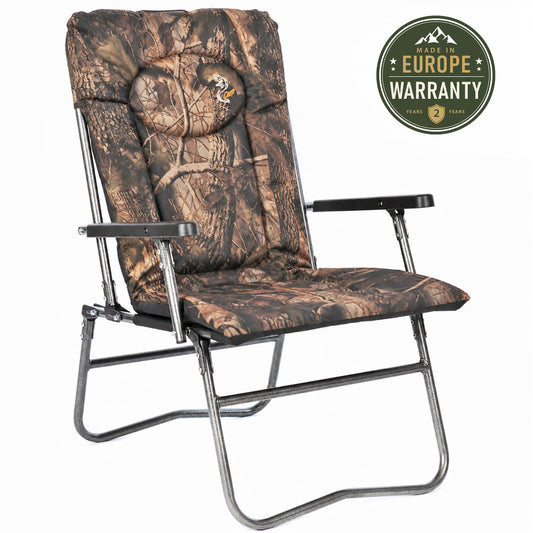 CUZO F7R - Sillón plegable ligero para camping, pesca, jardín y exterior, color Arce