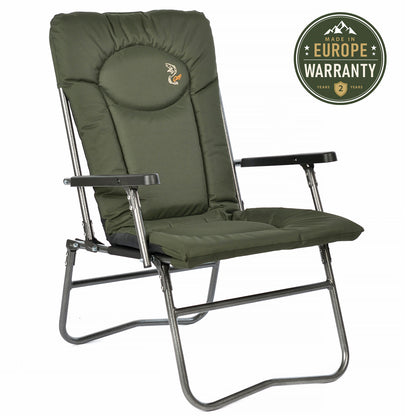 CUZO F7R – Cadeira dobrável leve para camping, pesca, jardim e exterior, cor verde