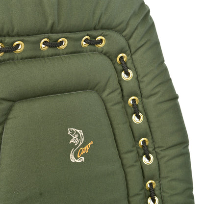 CUZO FK2 – Grand fauteuil pliant pour camping, pêche, jardin & extérieur, couleur verte