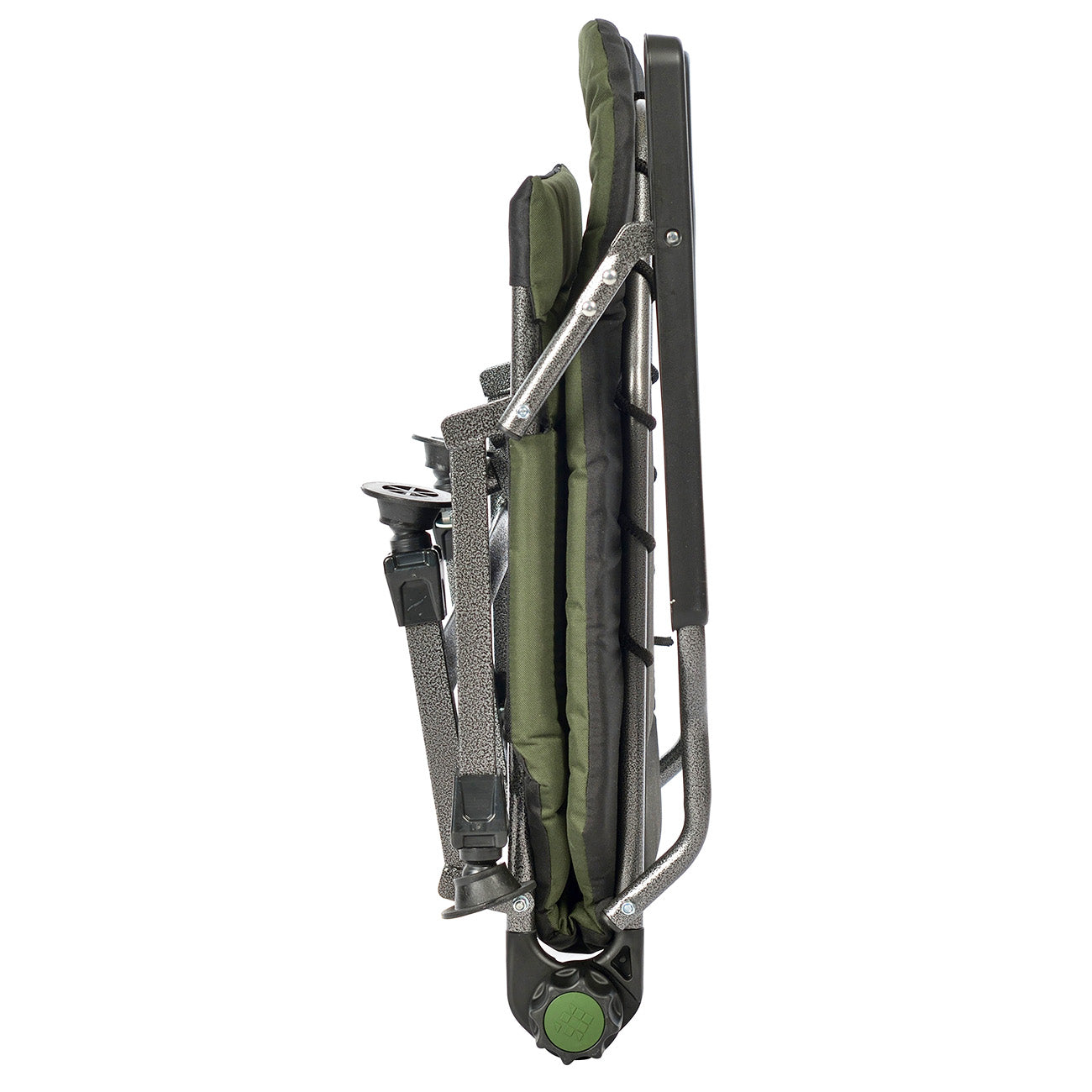 CUZO FK2 – Grand fauteuil pliant pour camping, pêche, jardin & extérieur, couleur verte