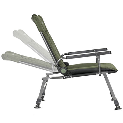 CUZO Mixo – Fauteuil pliant pour camping, pêche, jardin & extérieur, couleur verte