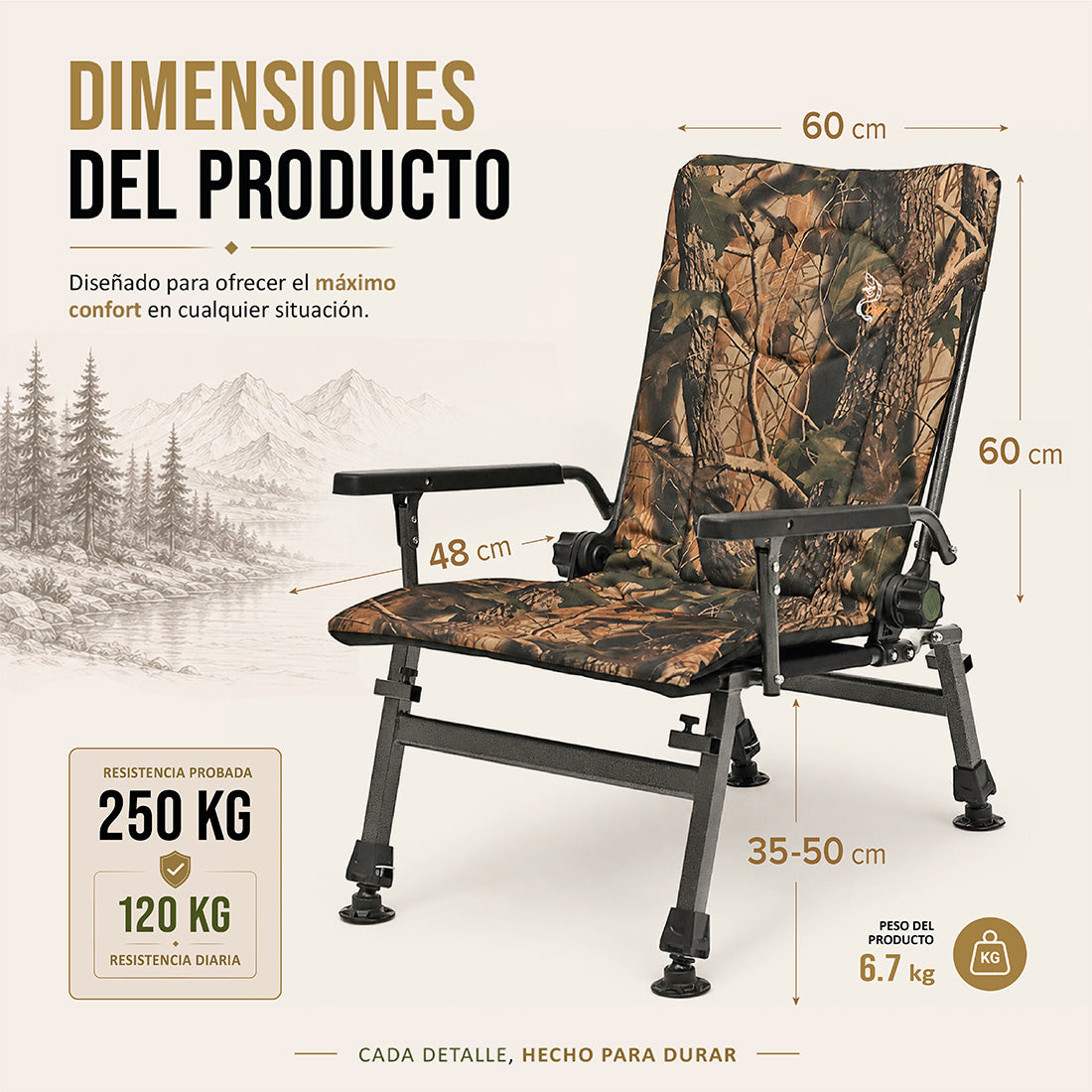 Set CUZO F5R Folding Chair with Bed Extension