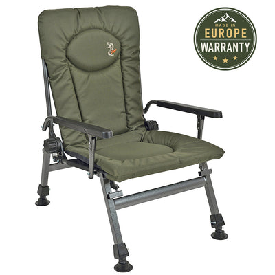 CUZO F5R - Folding chair for Carpfishing, Fishing & Outdoor
