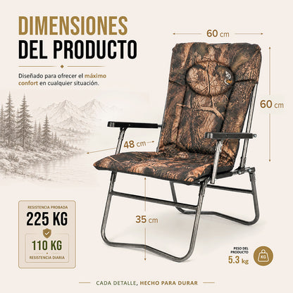 Set di 2 sedie pieghevoli leggere CUZO F7R