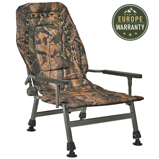CUZO FK2 - Large folding chair for Carpfishing, Fishing & Outdoor