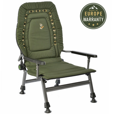 CUZO FK2 - Large folding chair for Carpfishing, Fishing & Outdoor