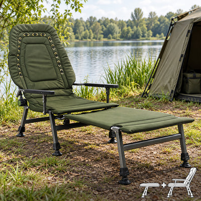 Set CUZO FK2 Large Folding Chair with Bed Extension