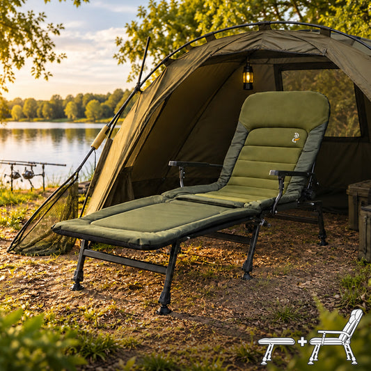 Set CUZO FK6 Large Folding Chair with Bed Extension