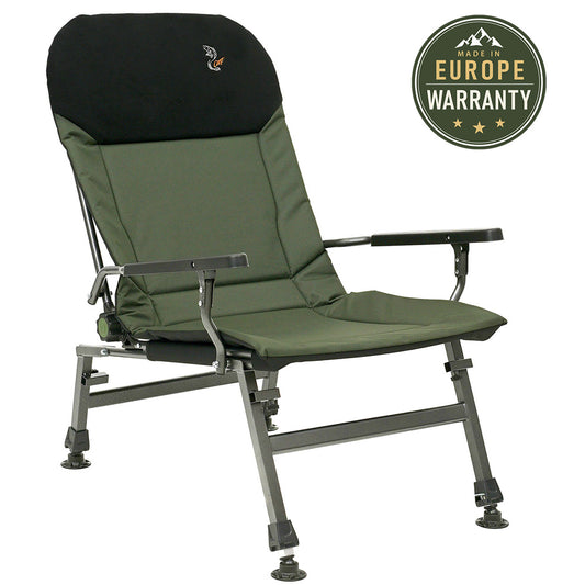 CUZO FK5 - Large folding chair for Carpfishing, Fishing & Outdoor