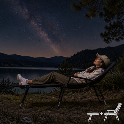 Set CUZO F5R Folding Chair with Bed Extension