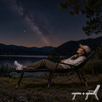 Set CUZO F5R Folding Chair with Bed Extension